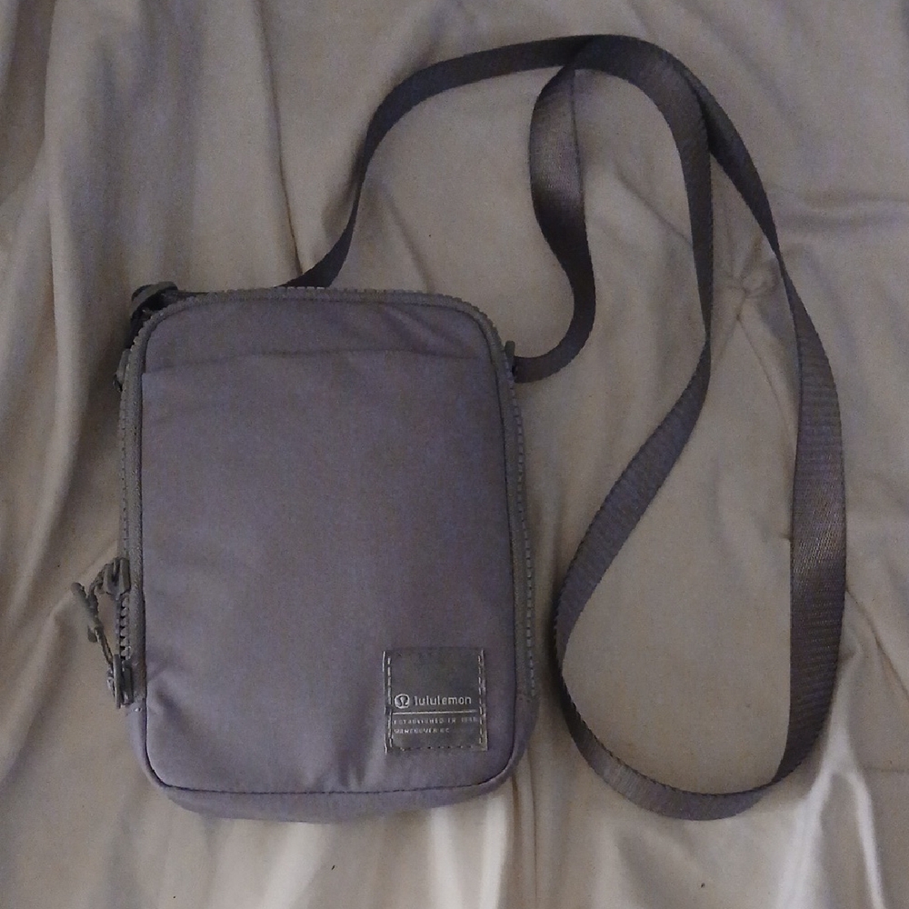 lululemon athletica Charcoal Messenger Bag